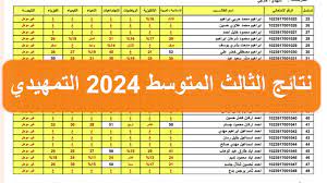 “بالدرجات” صدرت حالا نتائج الثالث المتوسط العراق 2024 “عموم المحافظات” عبر موقع نتائجنا